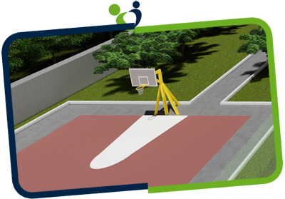 Futbol, Basketbol, Voleybol ve Tenis Alanları